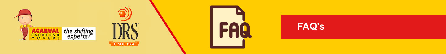 FAQ's - Agarwal Packers and Movers