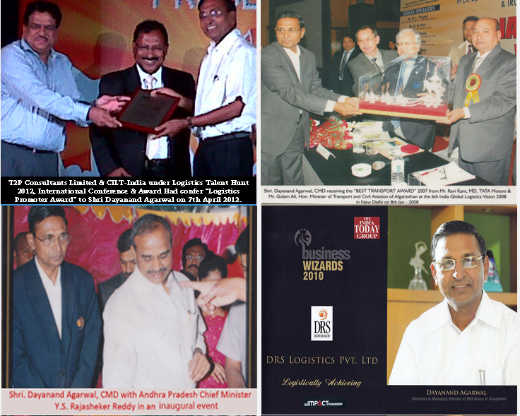 Awards and Recognition - Agarwal Packers and Movers DRS Group
