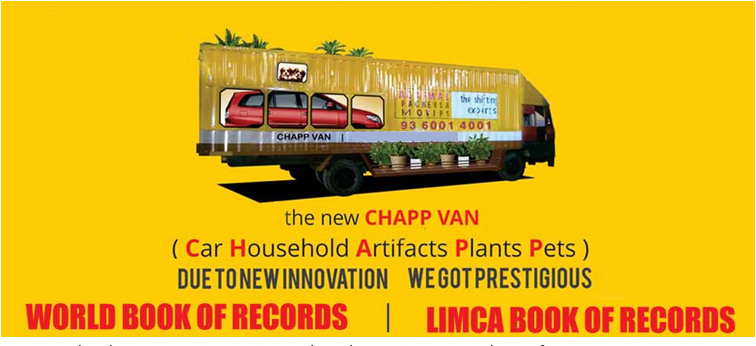 Agarwal Packers and Movers New Innovation - The Chapp Van